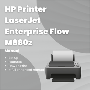 HP Printer LaserJet Enterprise Flow M880z