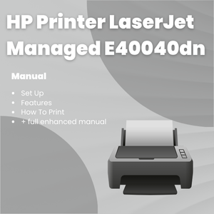 HP Printer LaserJet Managed E40040dn