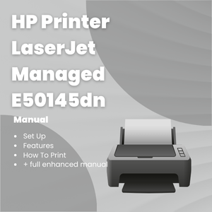 HP Printer LaserJet Managed E50145dn