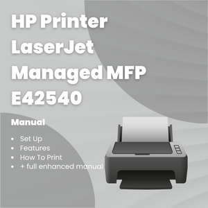 HP Printer LaserJet Managed MFP E42540