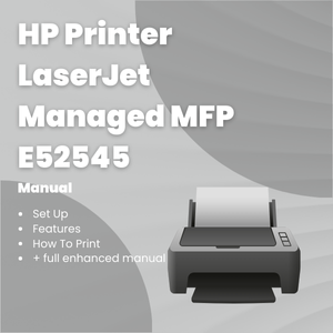 HP Printer LaserJet Managed MFP E52545