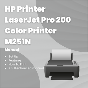 HP Printer LaserJet Pro 200 Color Printer M251N