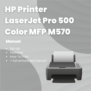 HP Printer LaserJet Pro 500 Color MFP M570