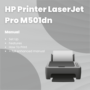 HP Printer LaserJet Pro M501dn