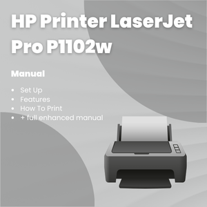 HP Printer LaserJet Pro P1102w