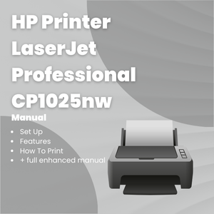 HP Printer LaserJet Professional CP1025nw