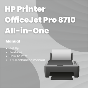 HP Printer OfficeJet Pro 8710 All-in-One