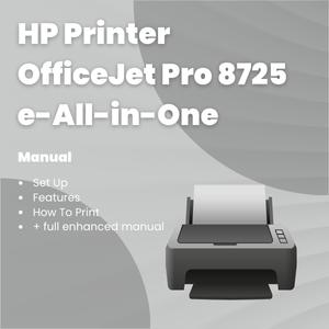 HP Printer OfficeJet Pro 8725 e-All-in-One