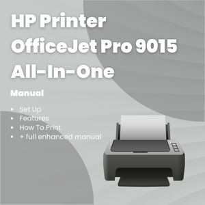 HP Printer OfficeJet Pro 9015 All-In-One