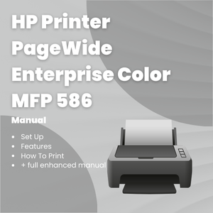 HP Printer PageWide Enterprise Color MFP 586