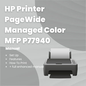 HP Printer PageWide Managed Color MFP P77940