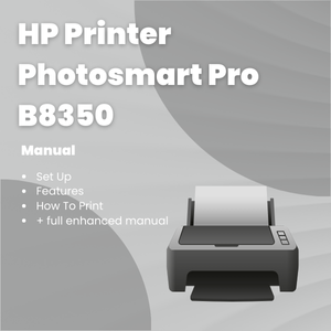 HP Printer Photosmart Pro B8350