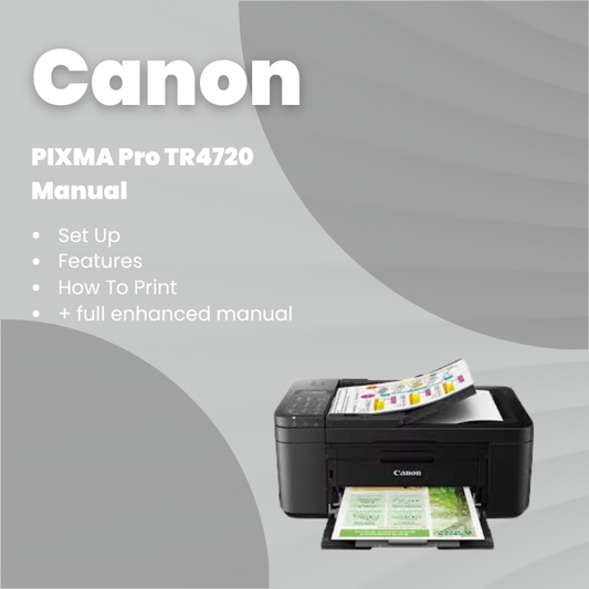 Canon Printer PIXMA TR4720 Manual